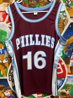 Philadelphia Phillies Brandon Marsh Basketball Jersey